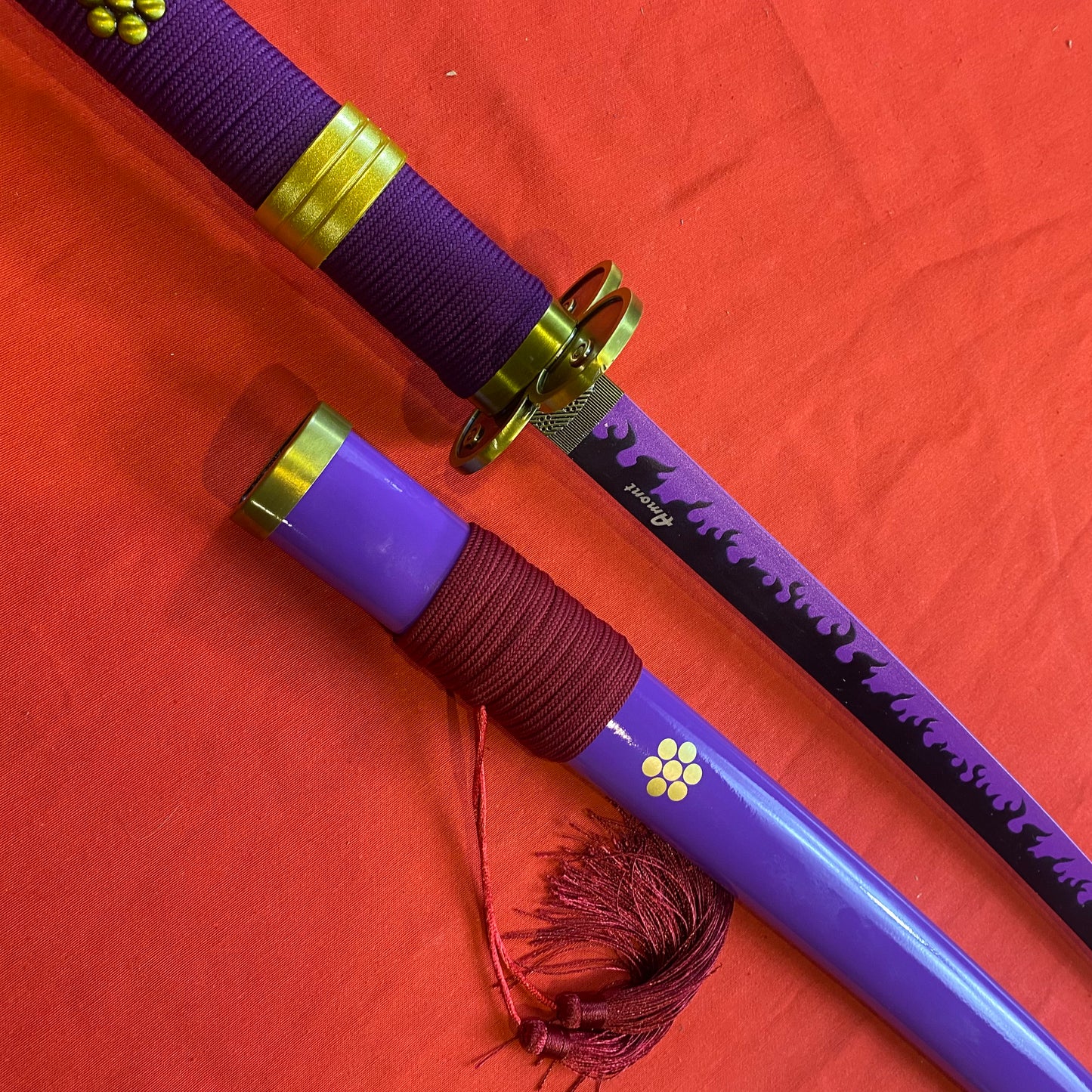 Katana Enma Morada de Zoro One Piece C/Defectos N127
