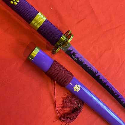 Katana Enma Morada de Zoro One Piece C/Defectos N127