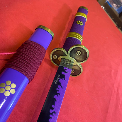 Katana Enma Morada de Zoro One Piece C/Defectos N127
