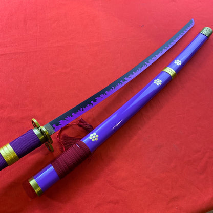 Katana Enma Morada de Zoro One Piece C/Defectos N135