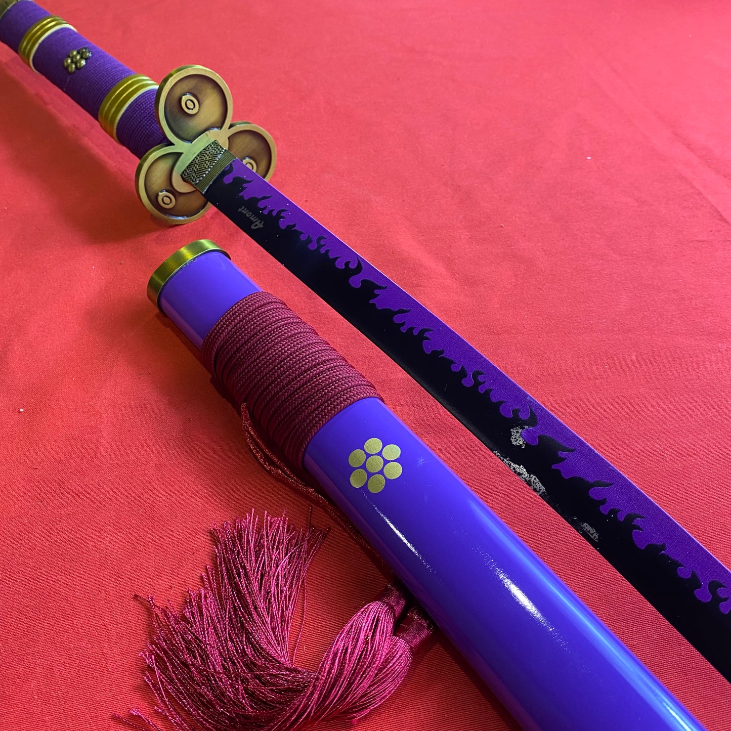 Katana Enma Morada de Zoro One Piece C/Defectos N135