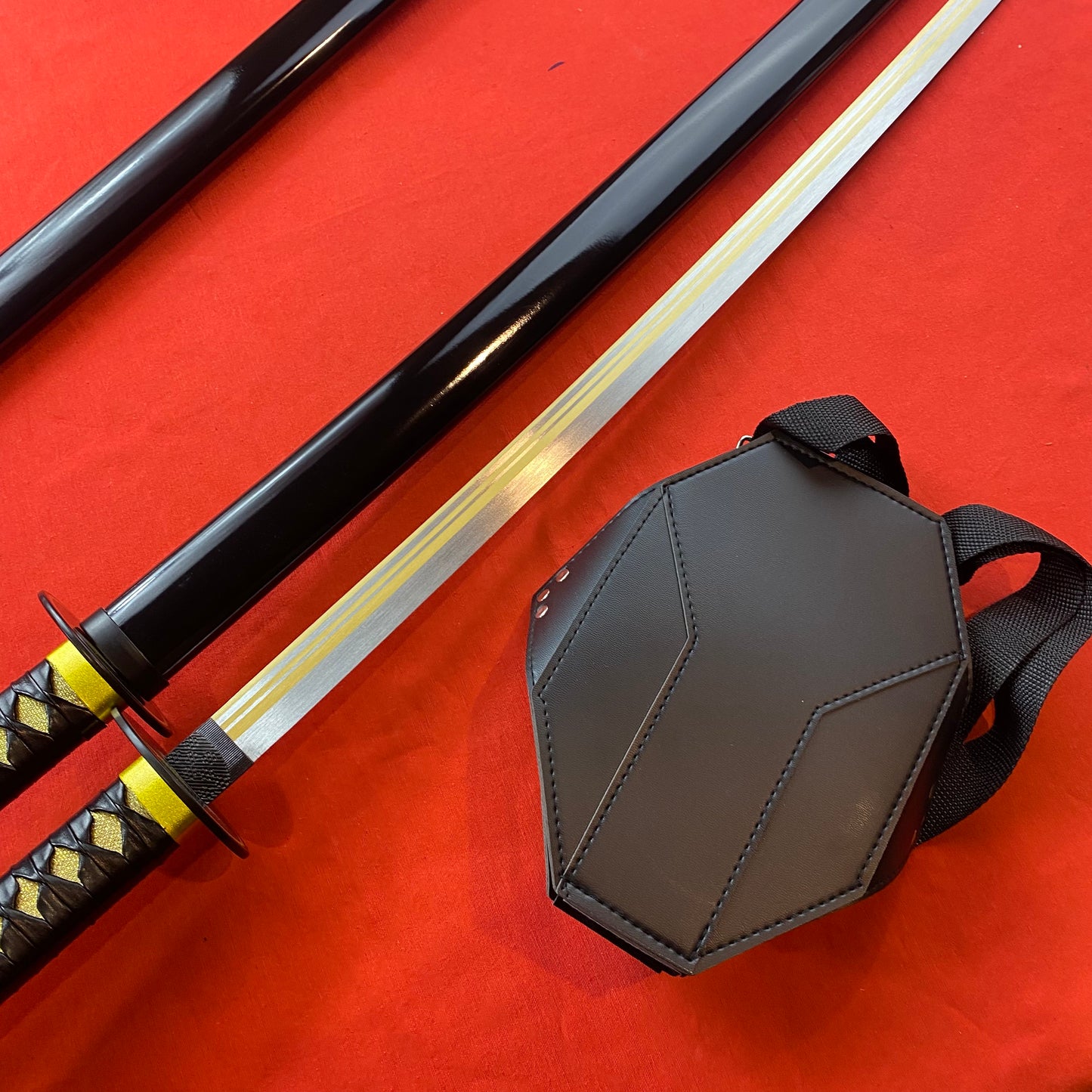 Katanas de Deadpool Réplica Decorativa Dual C/Defectos N138