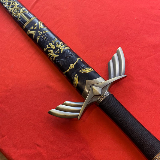 Espada de Link de Zelda Negra Decorativa C/Defectos N142