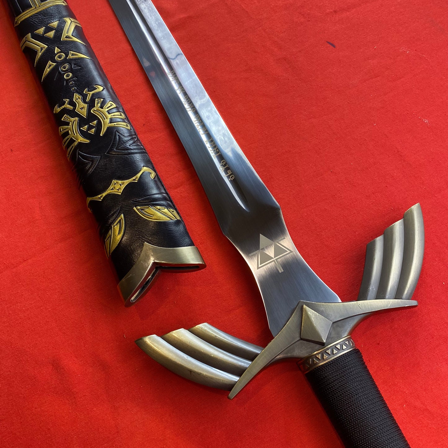 Espada de Link de Zelda Negra Decorativa C/Defectos N142