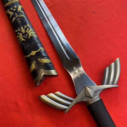 Espada de Link de Zelda Negra Decorativa C/Defectos N142