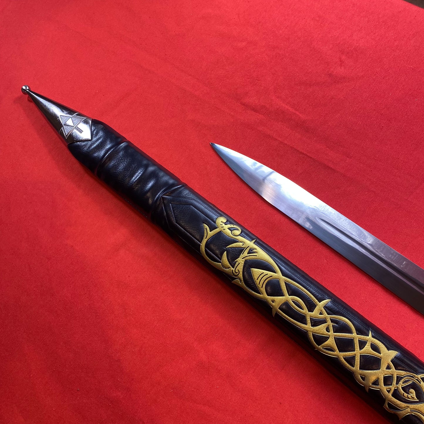 Espada de Link de Zelda Negra Decorativa C/Defectos N142