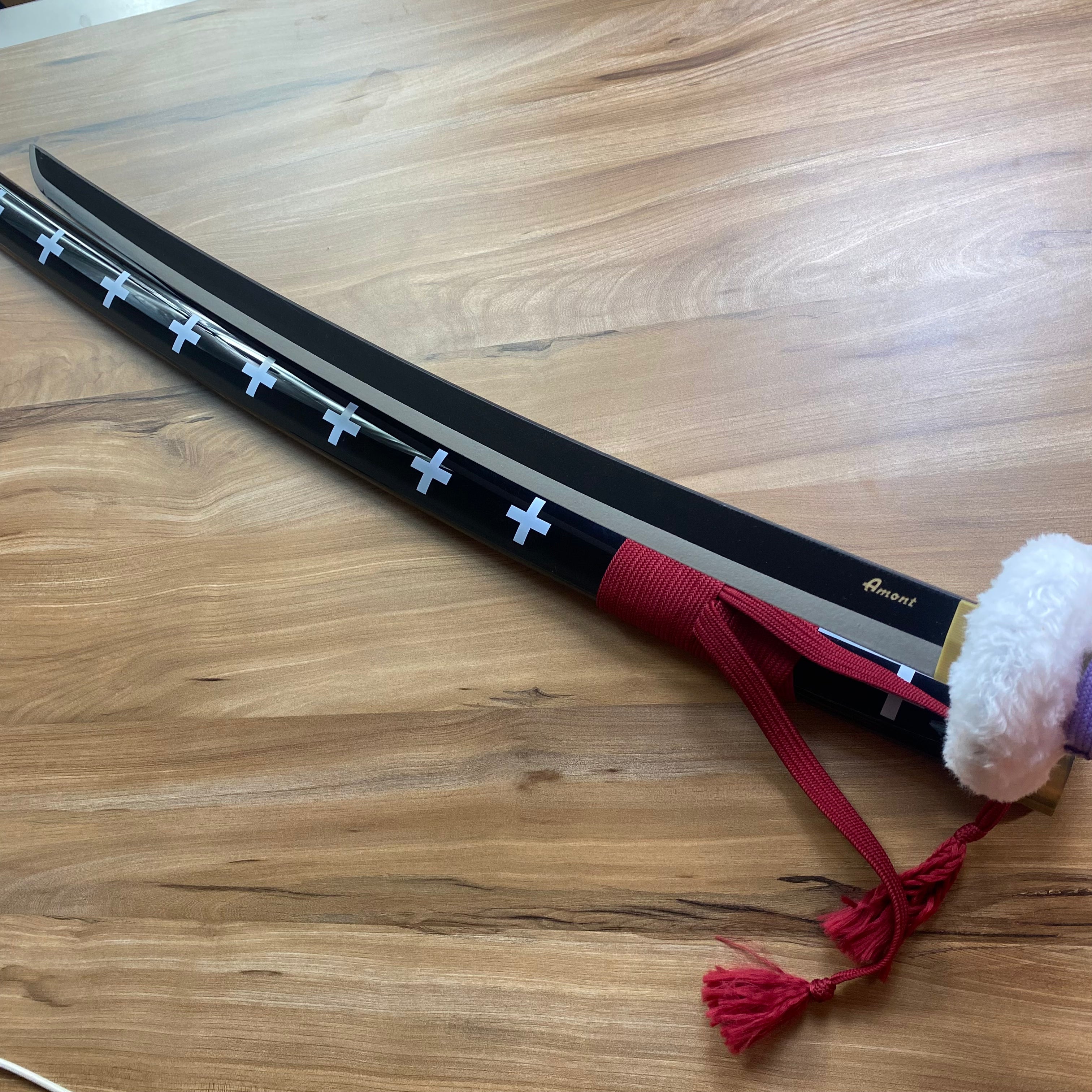 Katana Trafalgar Law hoja bambú One Piece C/Defectos N43