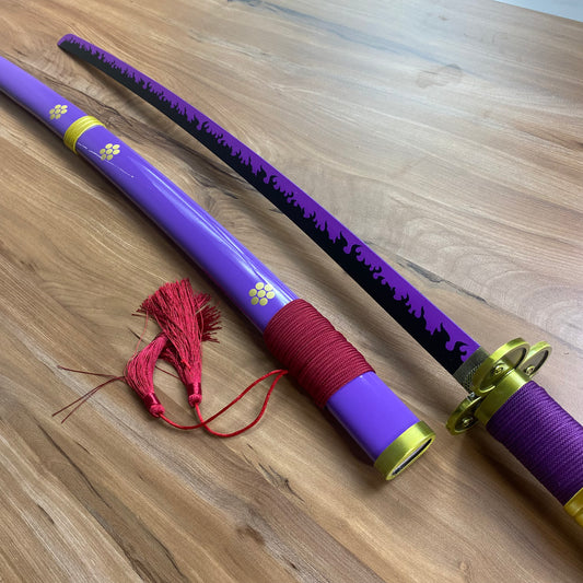 Katana Enma Morada de Zoro One Piece C/Defectos N60