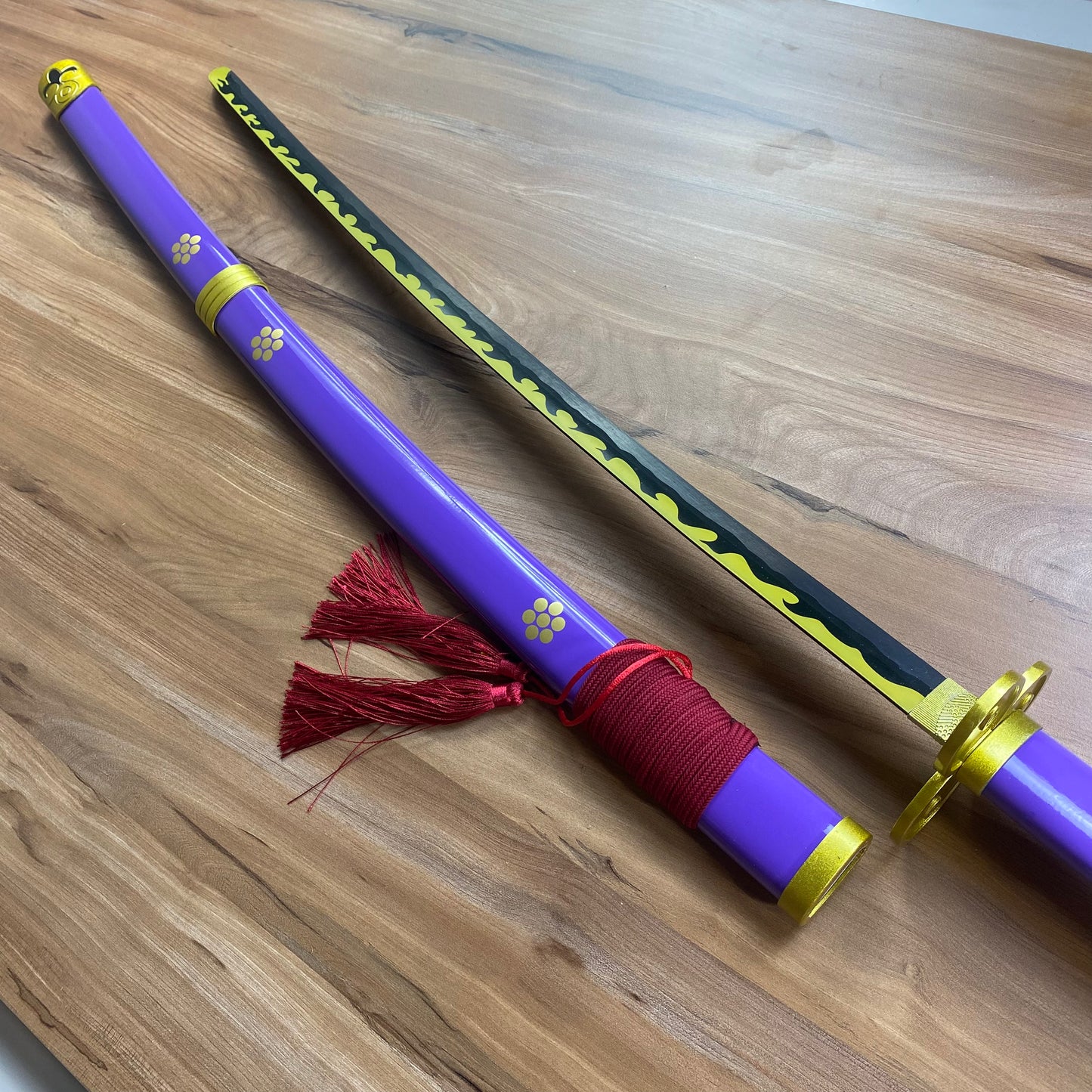 Katana Enma de Zoro de One Piece hoja verde C/Defectos N62