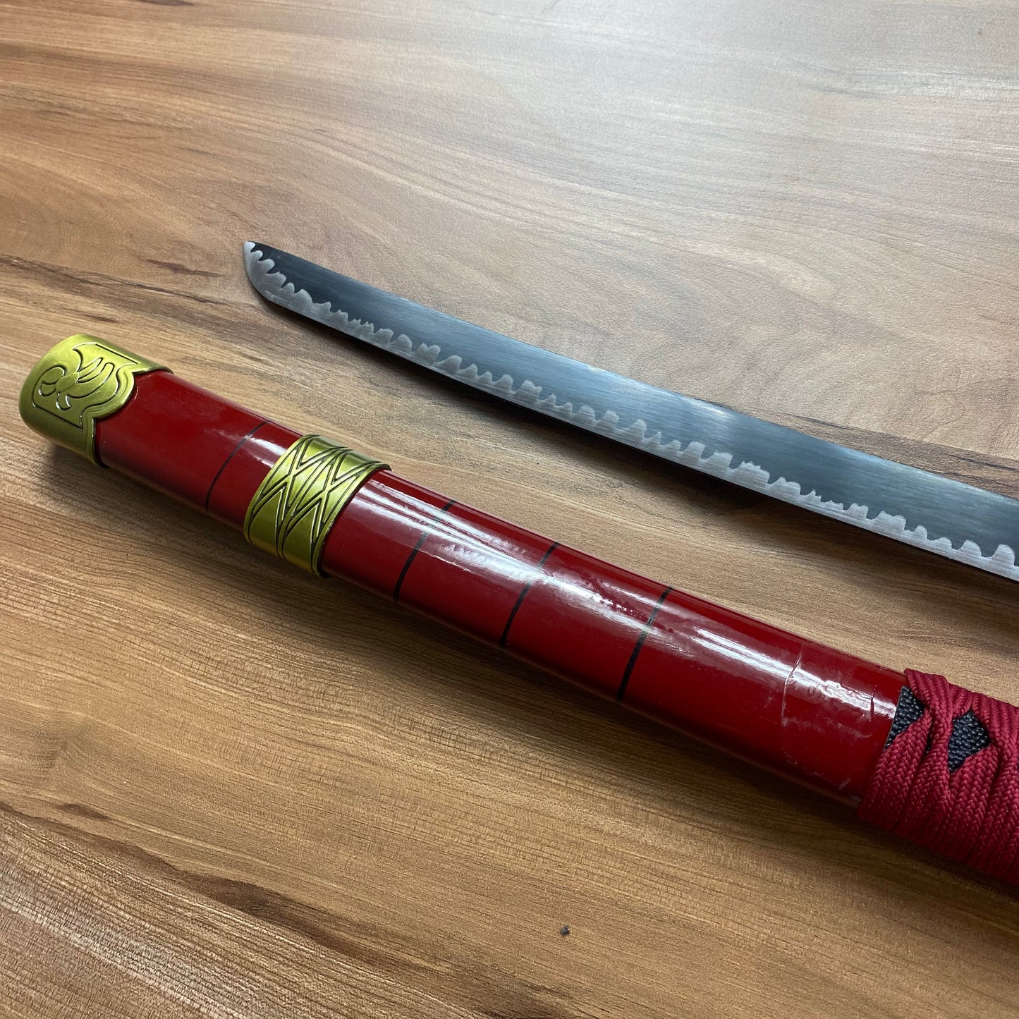 Katana Sandai Kitetsu Roronoa Zoro One Piece Decorativa Gama Alta C/Defectos N68
