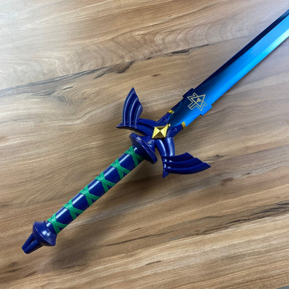 Espada Legend of Zelda Azul 100cm No Oficial C/Defectos n73
