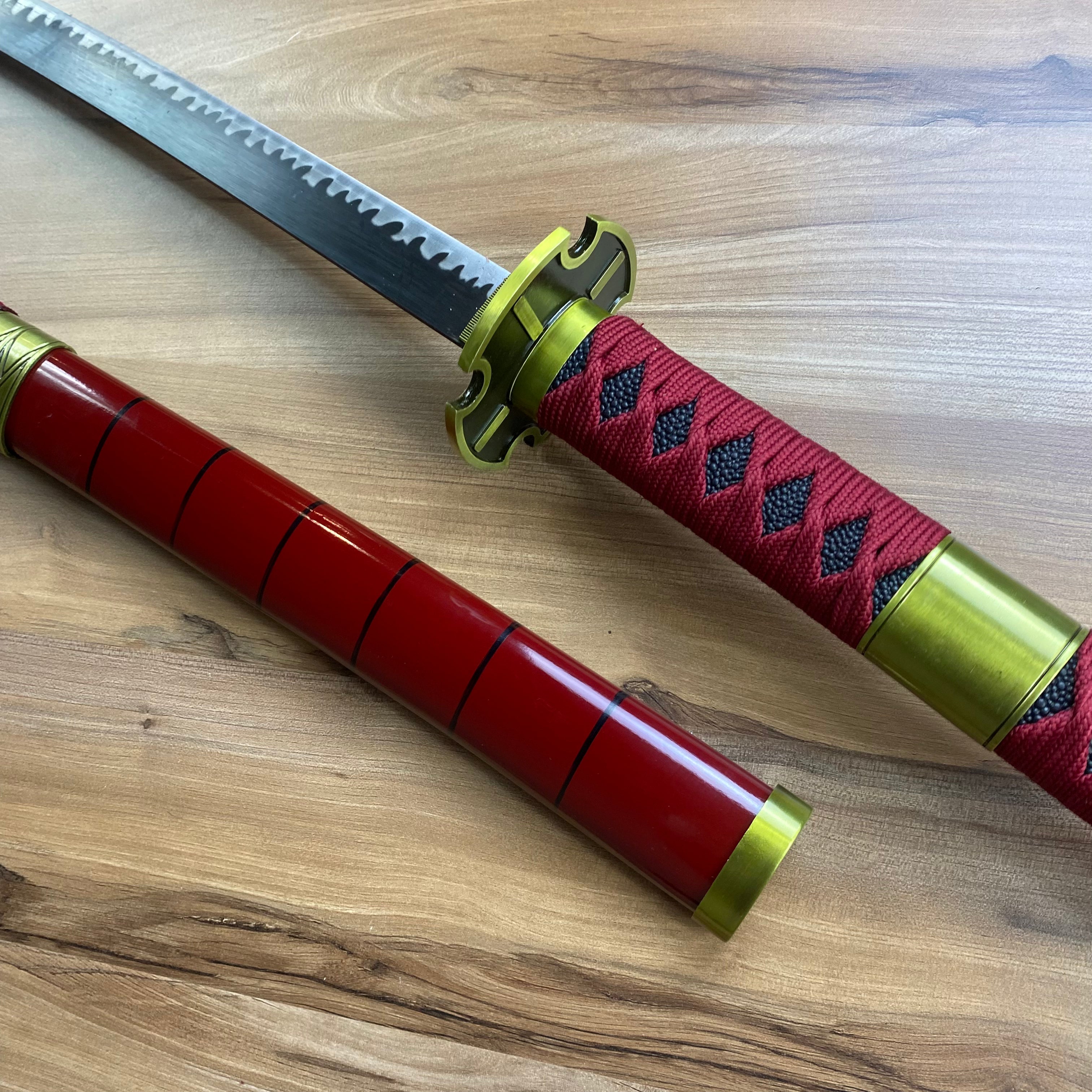 Katana Sandai Kitetsu Roronoa Zoro One Piece Decorativa Gama Alta C/Defectos n76