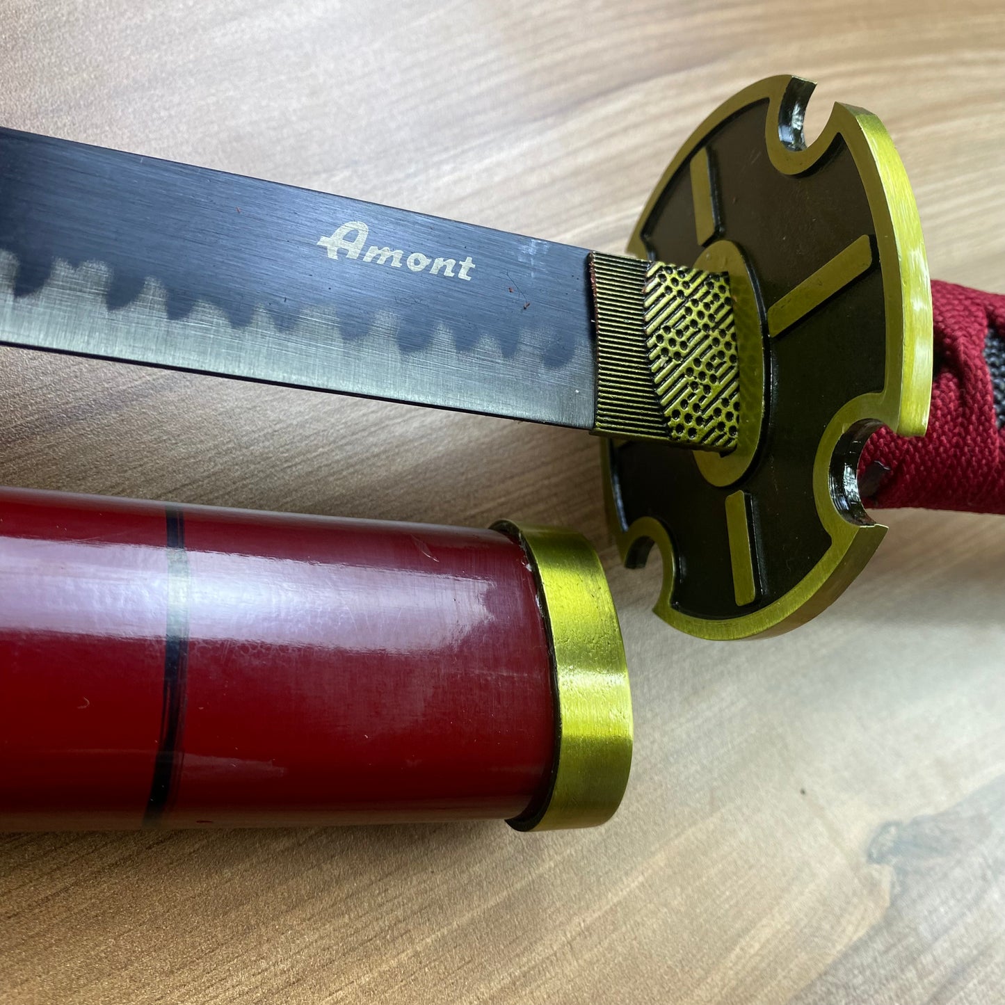 Katana Sandai Kitetsu Roronoa Zoro One Piece Decorativa Gama Alta C/Defectos n76