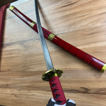 Katana Sandai Kitetsu Roronoa Zoro One Piece Decorativa Gama Alta C/Defectos n76