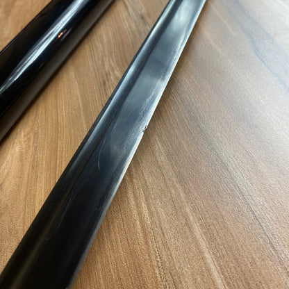 Ninjato Funcional Afilado – Acero de Damasco Negro C/Defectos n78