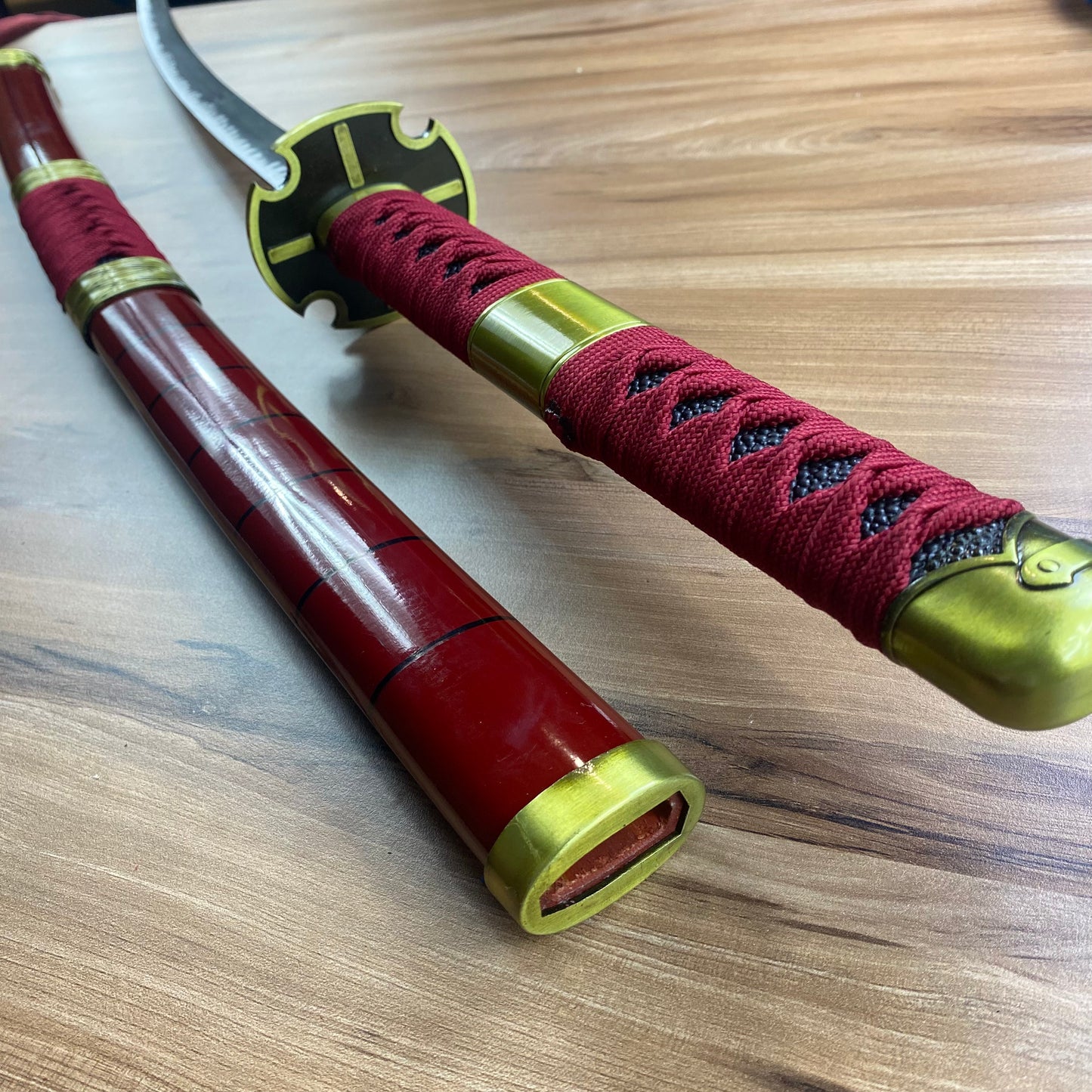 Katana Sandai Kitetsu Roronoa Zoro One Piece Decorativa Gama Alta C/Defectos n79
