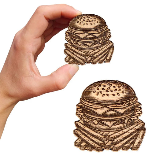 Double Cheeseburger Magnet