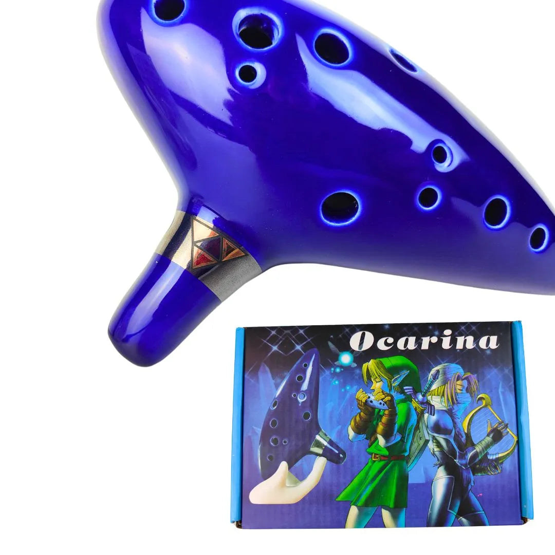 Imagen de Instrumento Ocarina de Zelda parte de nuestra colección en Espadas y más, sitio oficial.