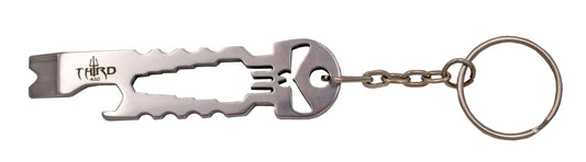 Dritter K2828B Mehrzweck-Schlüsselanhänger aus Chromstahl