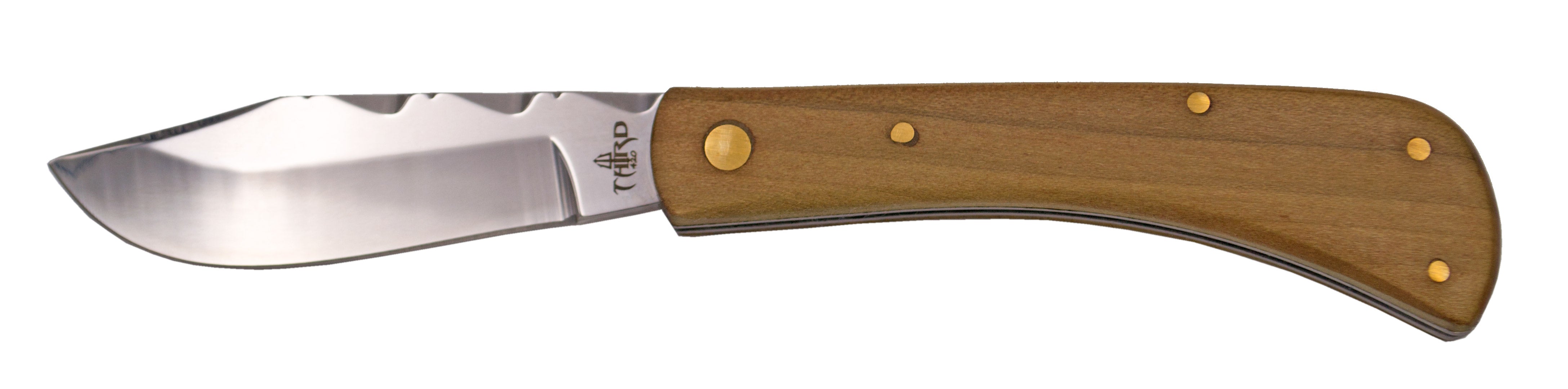 Corsa Third pocket knife K2925F African wood handle... TH--K2925F