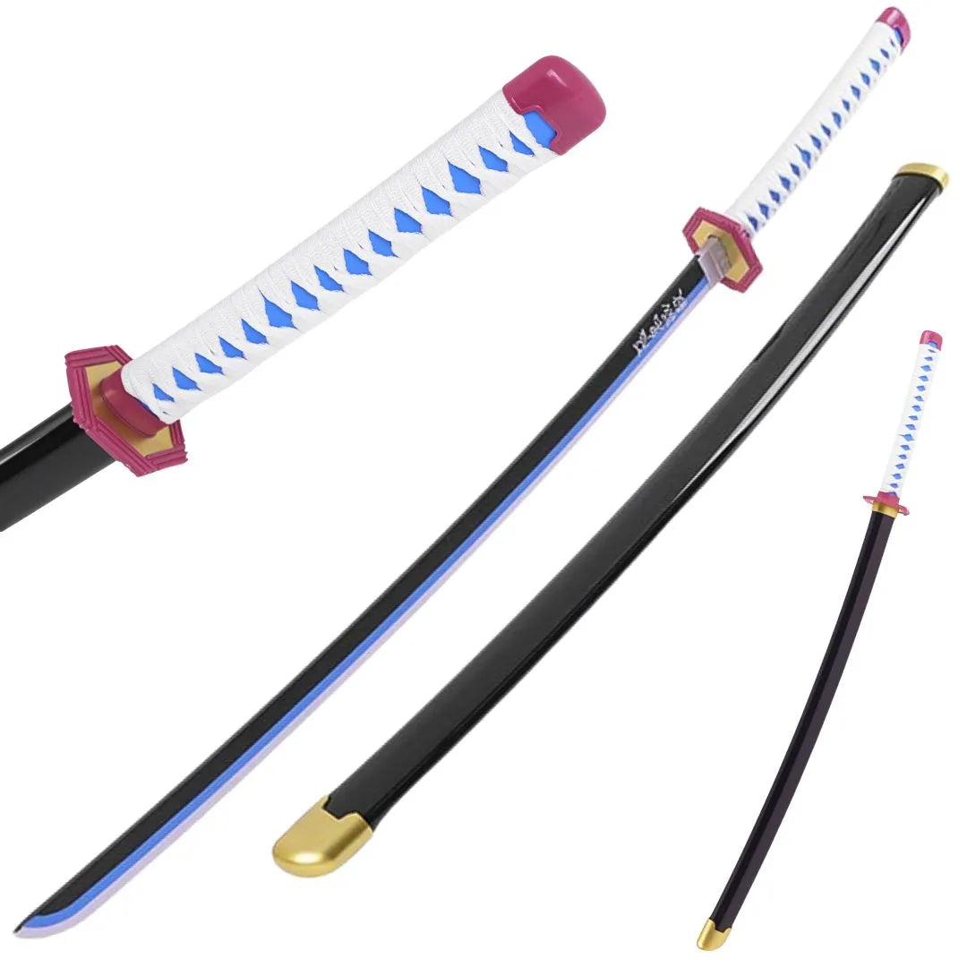 KATANA ORNAMENTAL CON HOJA DE BAMBÚ GIYUU TOMIOKA