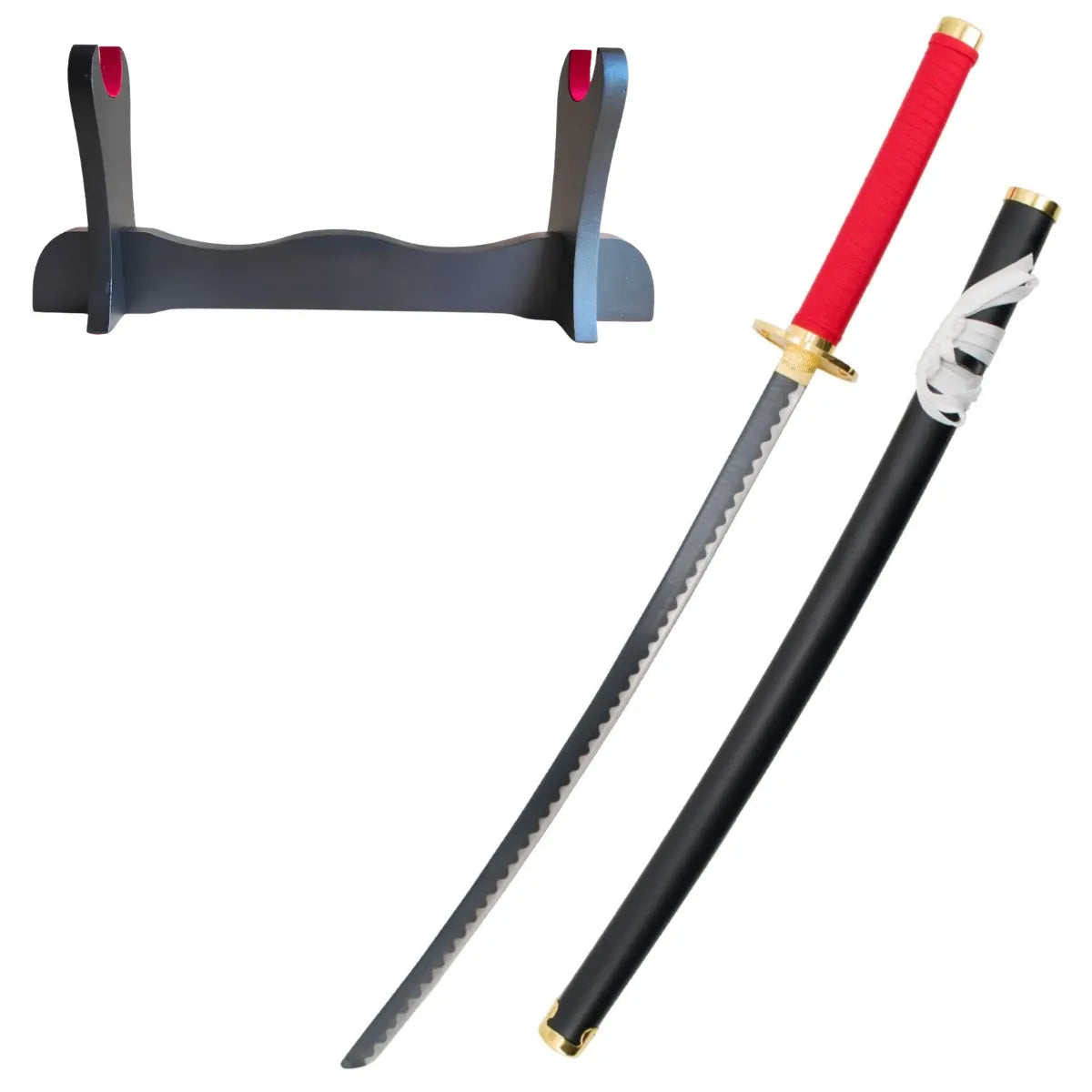 Katana Decorativa Inspirada en Yuta Okkotsu de Jujutsu Kaisen - soporte básico