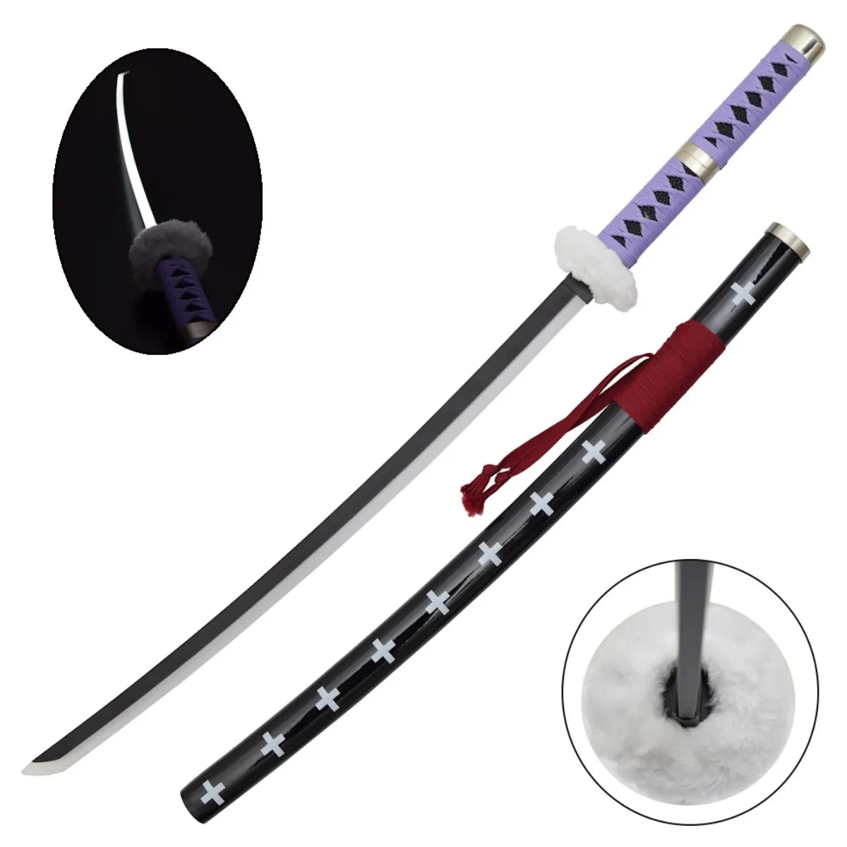 Katana Decorativa Led - Trafalgar- One Piece 