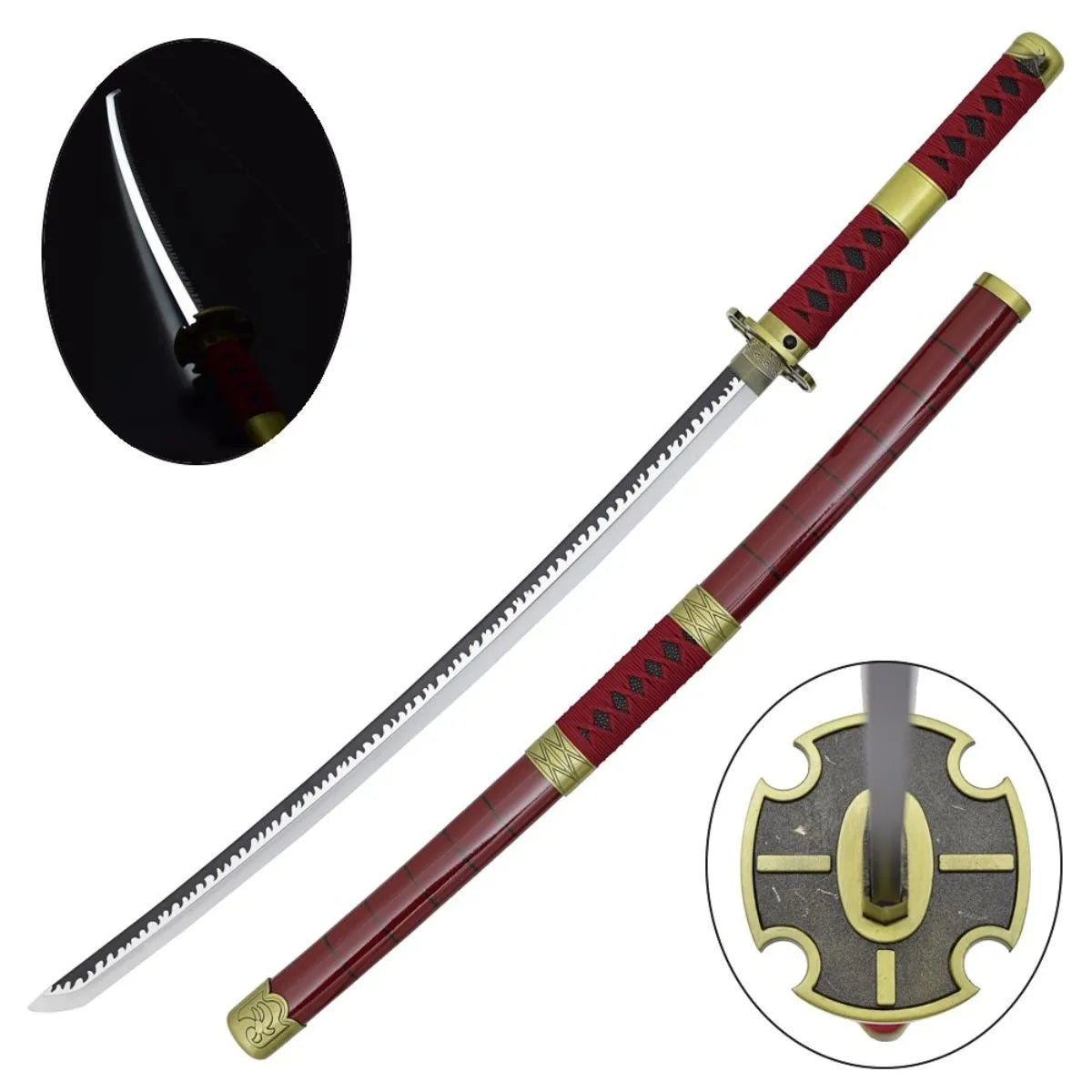 Katana Decorativa Led Sandai Kitetsu de Roronoa Zoro - One Piece