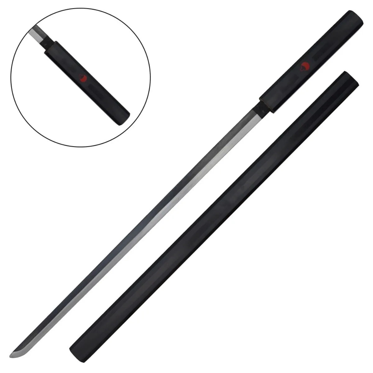 Katana Decorativa Negra de Sasuke Naruto