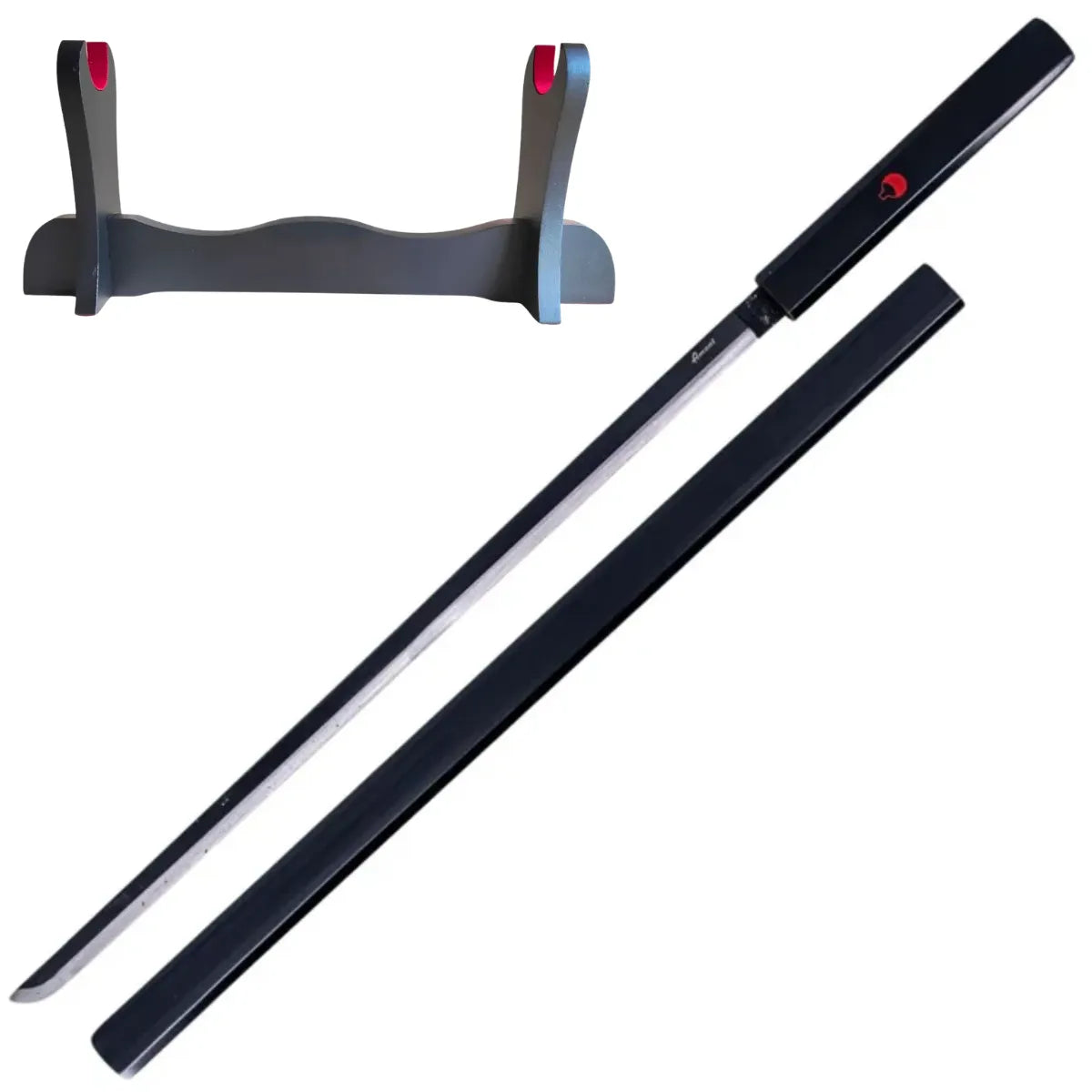 Katana Decorativa Negra de Sasuke Uchiha de Naruto - katanero básico