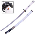 Katana Decorativa de Acero Ghost of Yotei con Mango Polipiel Blanco