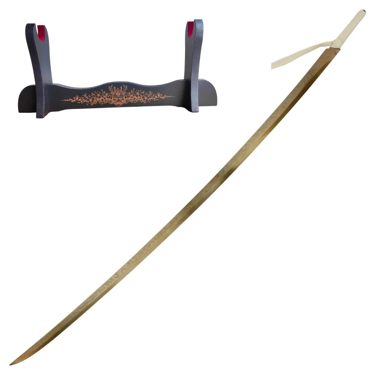 Katana Decorativa de Acero Mano de Malenia – Elden Ring - soporte personalizado