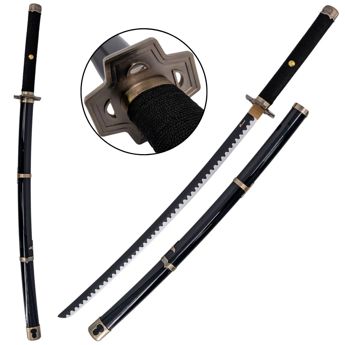 Katana Decorativa de Bambú Yubashiri de Zoro Réplica One Piece