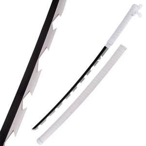 Imagen de Katana Decorativa de Inosuke Hashibira – Demon Slayer parte de nuestra colección en Espadas y más, sitio oficial.