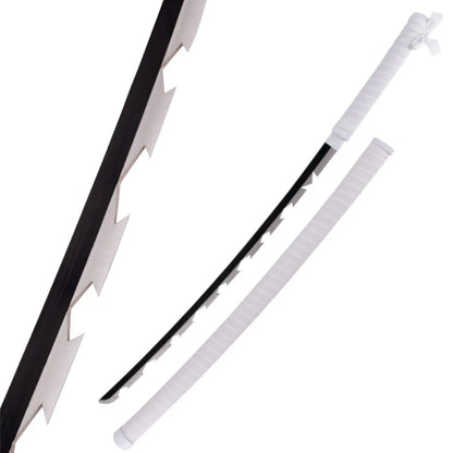 Imagen de Katana Decorativa de Inosuke Hashibira – Demon Slayer parte de nuestra colección en Espadas y más, sitio oficial.