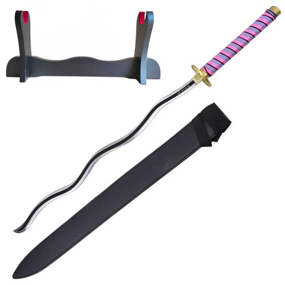 Katana Decorativa de Obanai Iguro - Demon Slayer - Katanero Básico