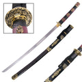 Katana Decorativa en Acero con detalles Rojos en Mango