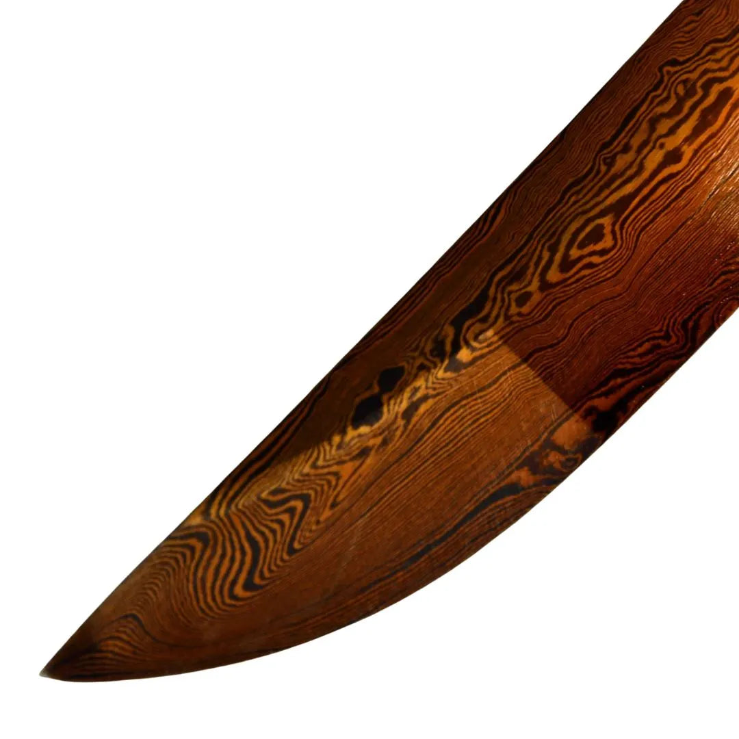 Imagen de Katana Enma de Zoro funcional de acero de damasco rojo 41702 parte de nuestra colección en Espadas y más, sitio oficial.