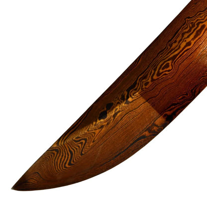 Imagen de Katana Enma de Zoro funcional de acero de damasco rojo 41702 parte de nuestra colección en Espadas y más, sitio oficial.