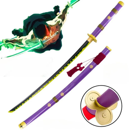 Imagen de Katana Funcional Enma Zoro One Piece parte de nuestra colección en Espadas y más, sitio oficial.
