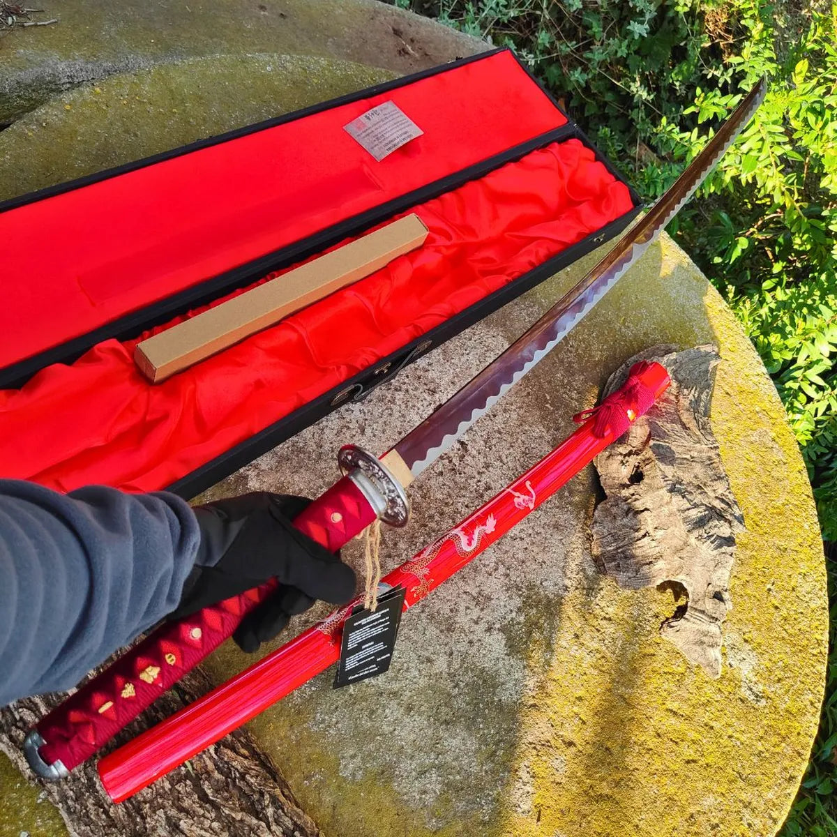 Katana Funcional KURO KAMI «Fuji No Homura» Damasco - Varios Modelos