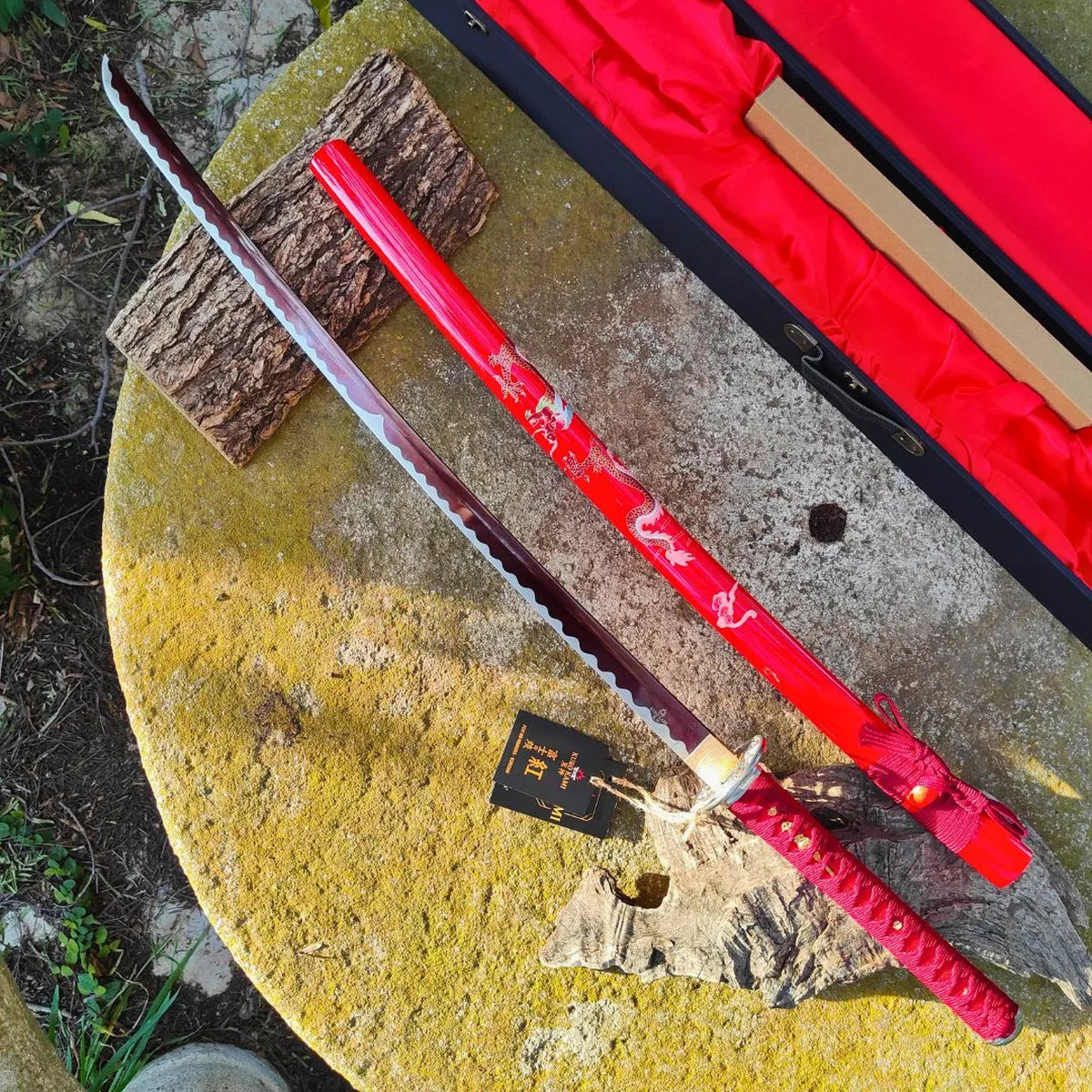 Katana Funcional KURO KAMI «Fuji No Homura» Damasco - Varios Modelos