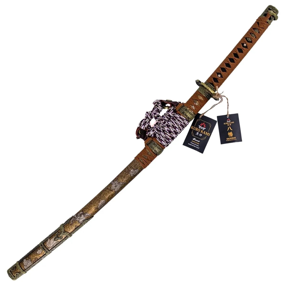 Katana Funcional Kuro Kami Hachiman – Acero 1090 Certificado