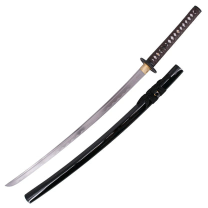 Katana Funcional Negra Hoja Acero al Carbono
