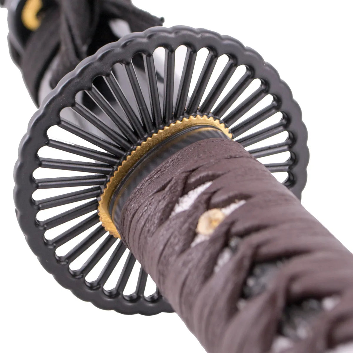 Katana Funcional Negra Hoja Acero al Carbono