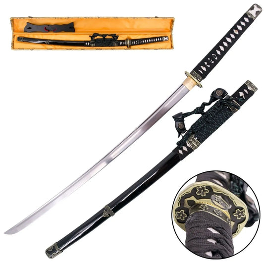 Katana Funcional – Hoja Afilada de Acero al Carbono para Entrenamiento
