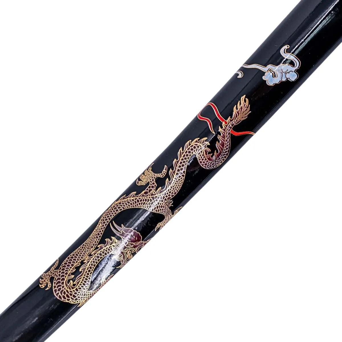 Katana Funcional de Acero al Carbono con Dragón Dorado