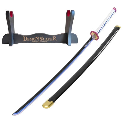 Katana Giyuu Tomioka de bambú ornamental