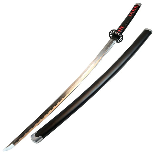 Katana Kamado Tanjiro Kimetsu no Yaiba Demon Slayer Funcional Acero de damasco afilada 41657
