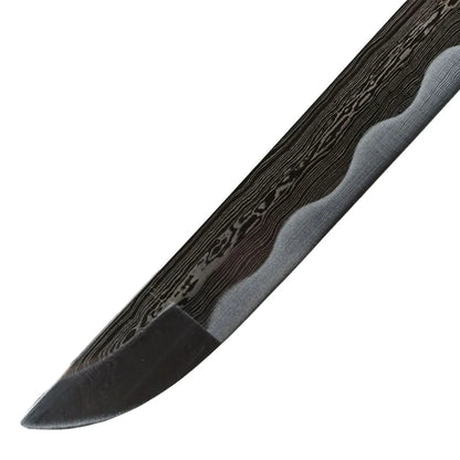 Katana Kamado Tanjiro Kimetsu no Yaiba Demon Slayer Funcional Acero de damasco afilada 41657
